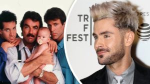 Disney Plus hires Zac Efron to Star in a Remake of “Three Men and a Baby”