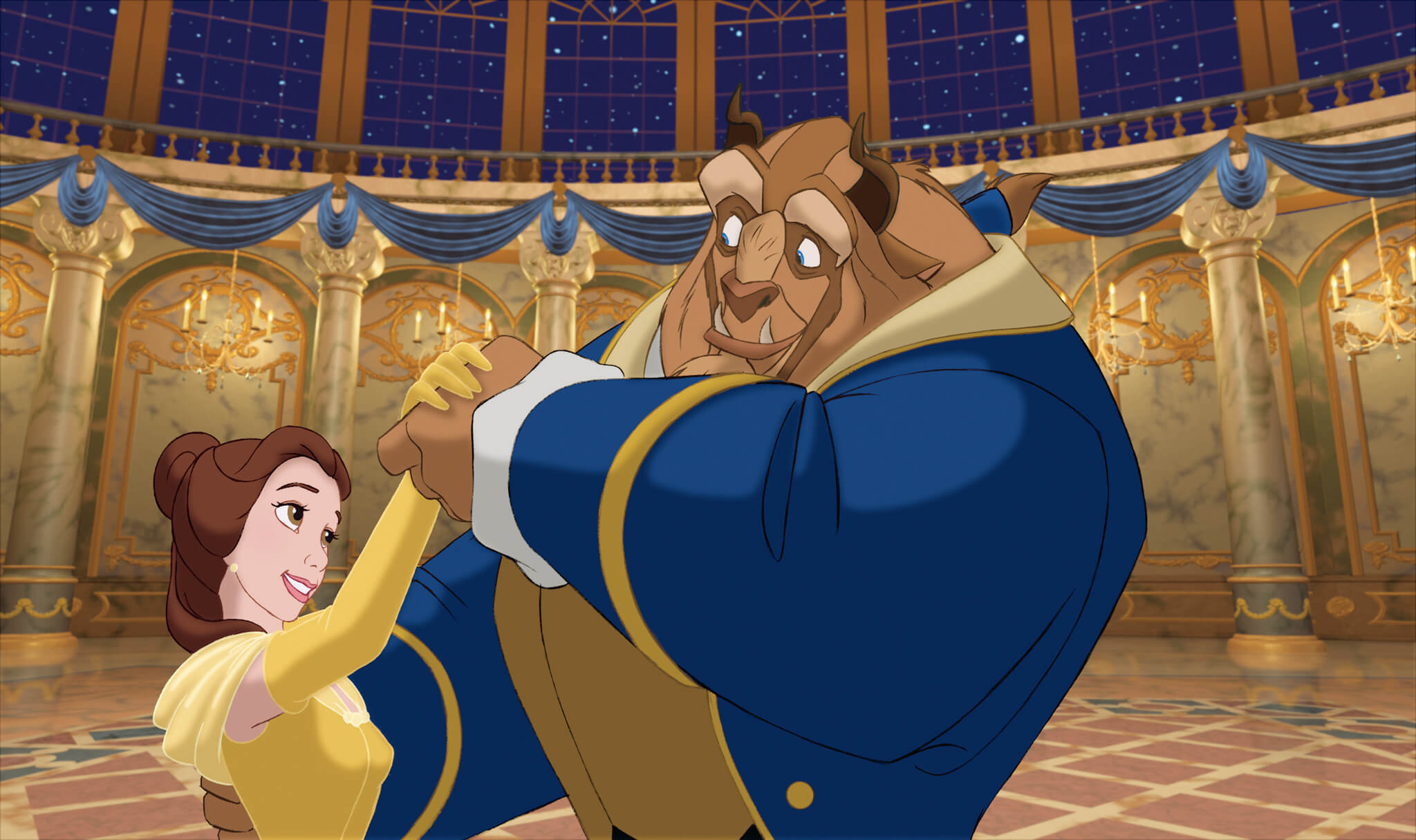 Beauty-and-the-Beast-(1991)-best-animated-movies-on-Disney-Plus
