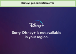  Error de restricción geográfica de Disney Plus 