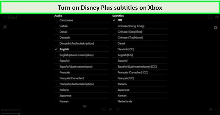 turn-Disney-Plus-subtitles-on-Xbox - Canada