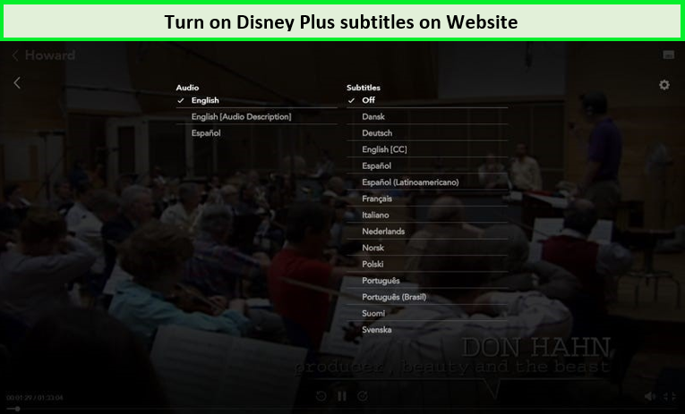 turn-Disney-Plus-subtitles-on-website- Canada