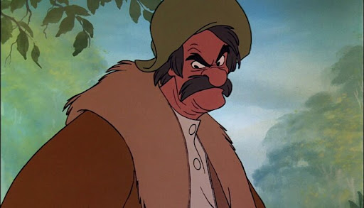 Amos-Slade-The-Fox-and-the-Hound - Top Disney Villains in the UK