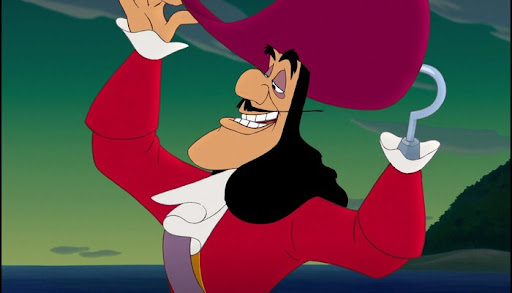 Captain-Hook-Peter-Pan - Top Disney Villains in Australia