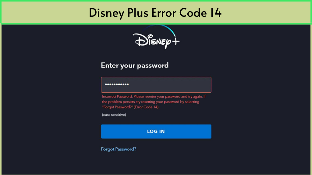  Código de error 14 de Disney Plus in - Espana 