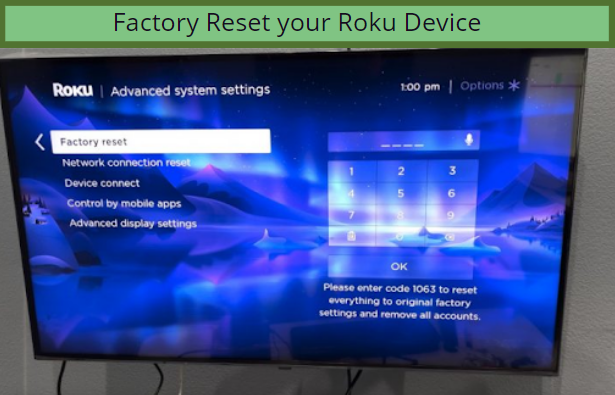  Reiniciar la configuración de fábrica de su dispositivo Roku in - Espana 