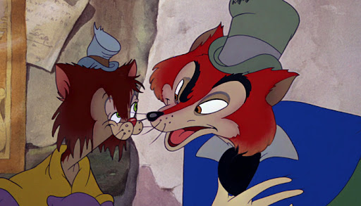 Honest-John-and-Gideon-Pinocchio - Top Disney Villains in Canada
