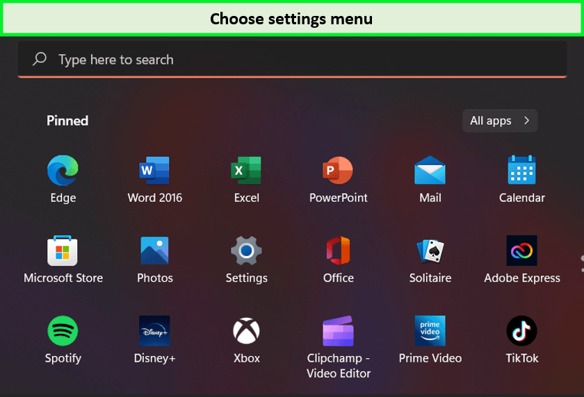 choose-settings-menu-uk