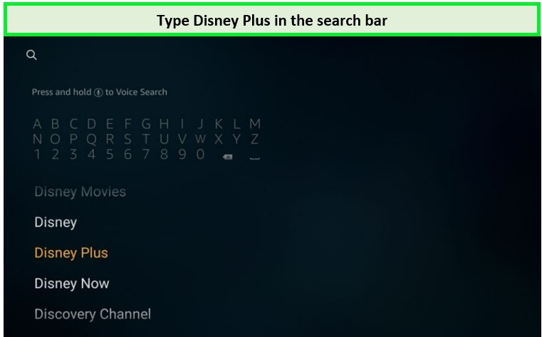 type-disney-plus-in-search-bar-Australia