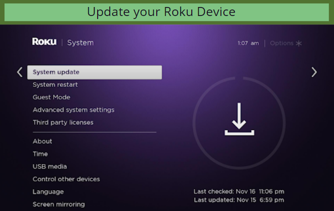 Update-your-Roku-Device-outside-USA