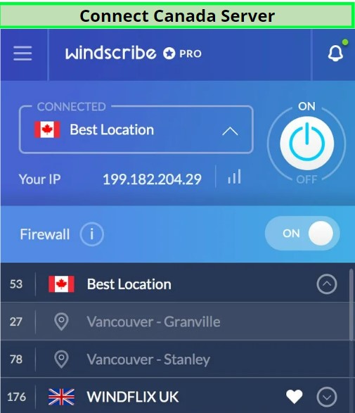 connect-windscribe-to-canada-server