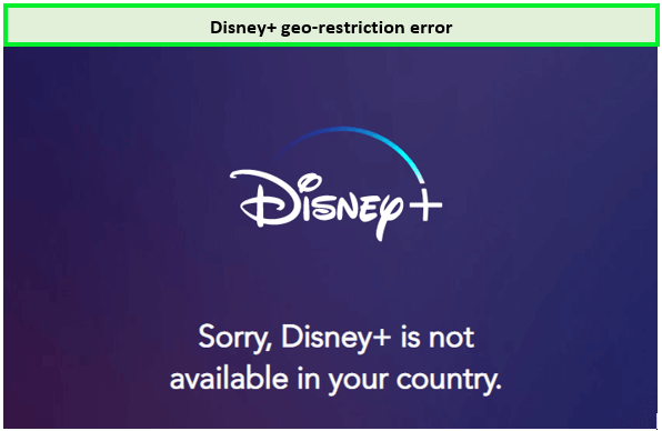  Disney Plus-geo-beperkingsfout 