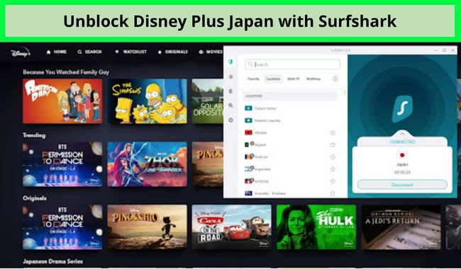 unblock-disney-plus-japan-with-surfshark-us