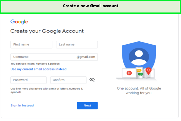 create-a-new-gmail-account-in-South Korea
