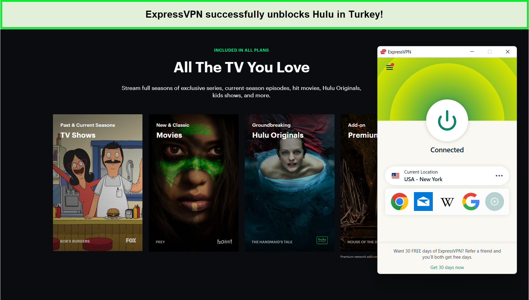expressvpn-unblocks-hulu-in-turkey