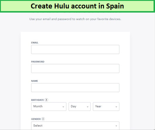  cuenta de Hulu en España 
