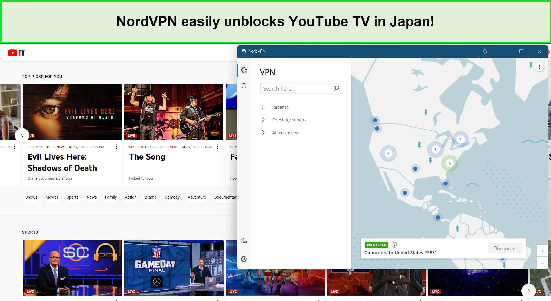 nordvpn-unblocks-us-youtube-tv-in-japan