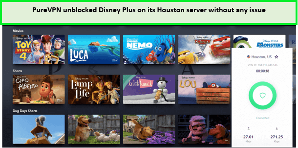  PureVPN desbloquea Disney Plus in - Espana 