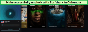 unblock-hulu-colombia-with-surfshark