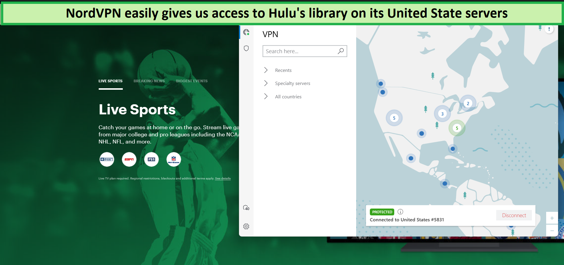  NordVPN gebruiken om Hulu gemakkelijk te deblokkeren op Android 