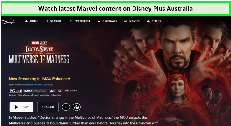  Disney Plus Australia contenido de Marvel en EE. UU. 