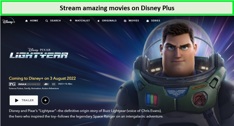  Películas de Disney Plus Australia en EE. UU. 