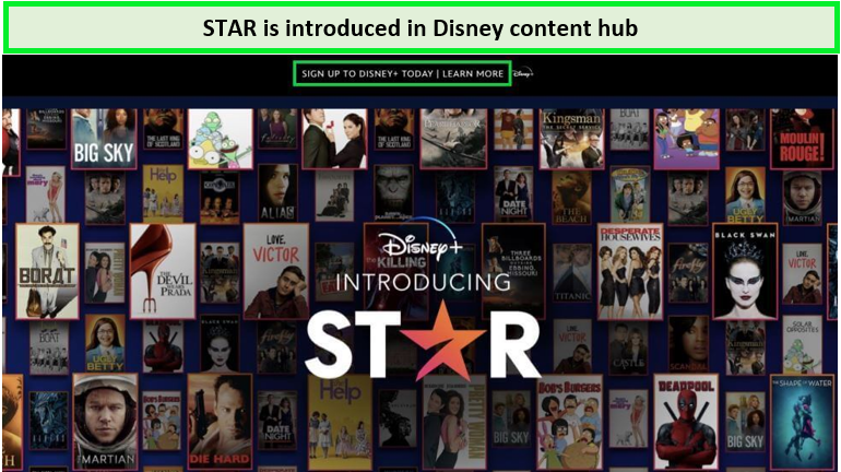  Estrella en Disney Plus Australia en EE. UU. 