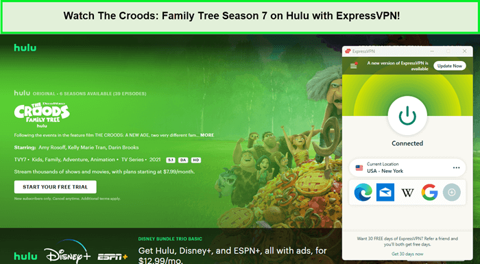  Guarda l'albero genealogico della famiglia Croods - Stagione 7 in - Italia Su Hulu con ExpressVPN 