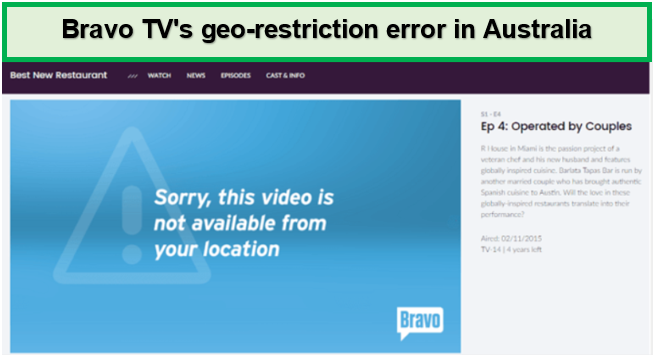bravo-tv-geo-restriction-au