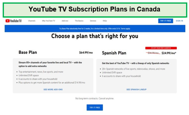 ca-price-and-plan-of-youtube-tv-on-PS4