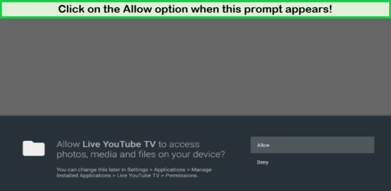 click-allow-tab-on-firestick-in-India