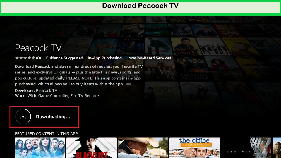  Descarga Peacock TV in - Espana 