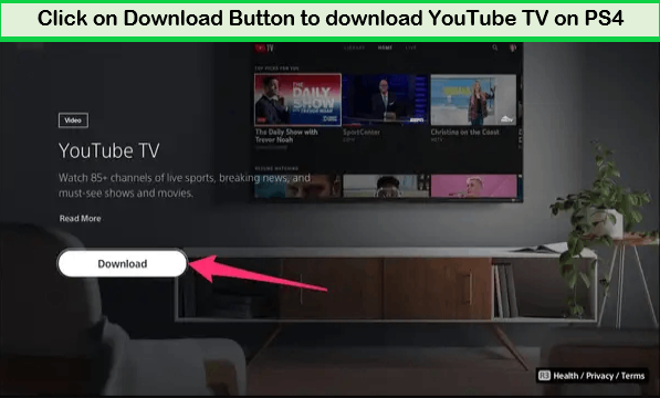 download-youtube-tv-on-ps4-au