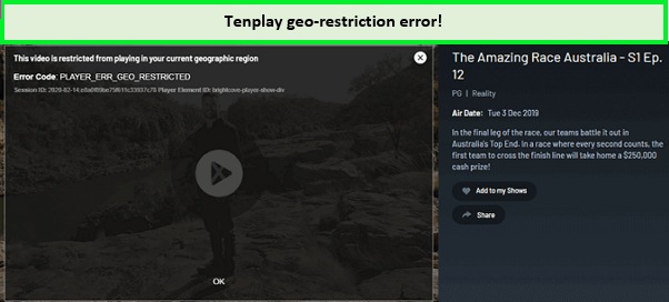 tenplay-geo-restriction-error-in-new-zealand