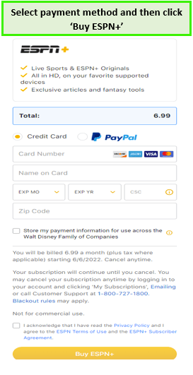 select-espn+-payment-option