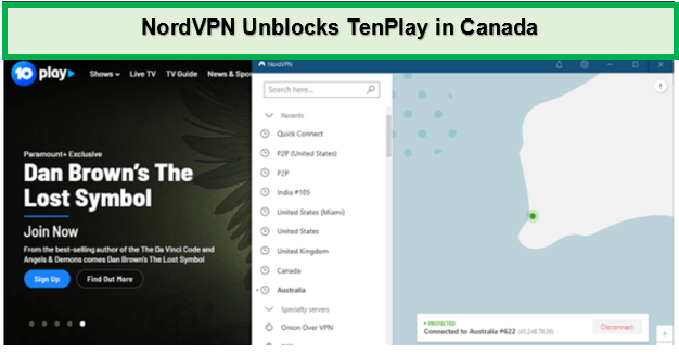 unblocked-10play-with-nordvpn-in-canada