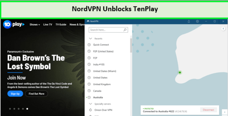 unblocked-10play-in-usa-with-nordvpn