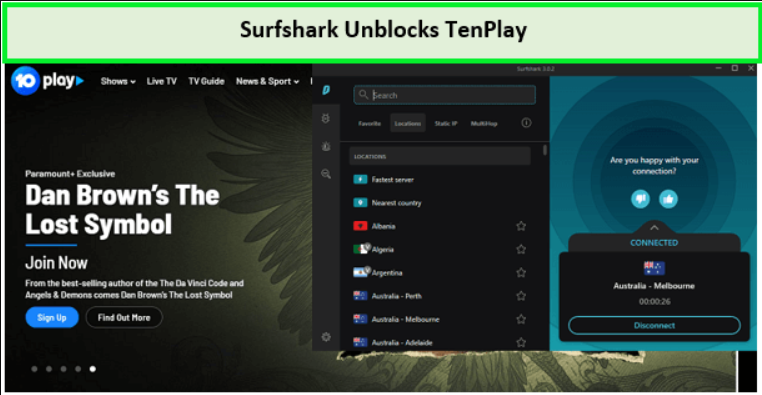 unblocked-10play-in-usa-with-surfshark