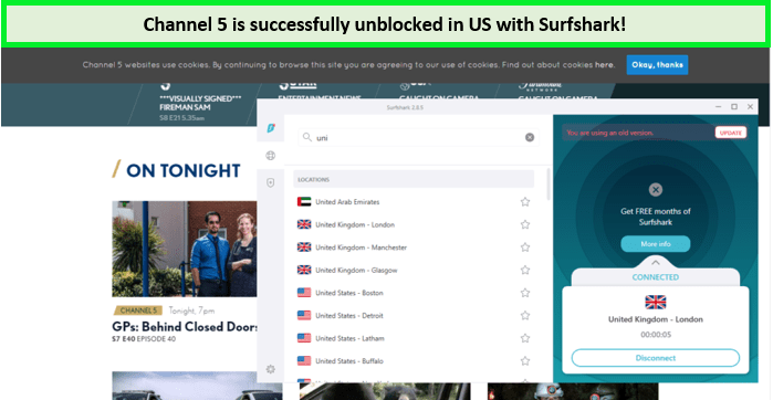 unblock-channel5-with-surfshark-in-USA
