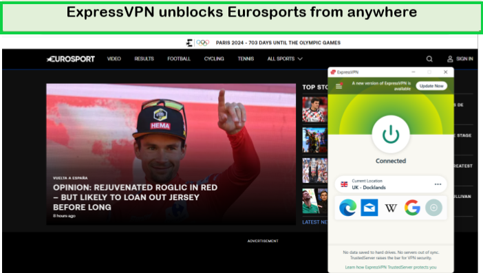 unblock-euro-sport-in-Spain-with-expressvpn