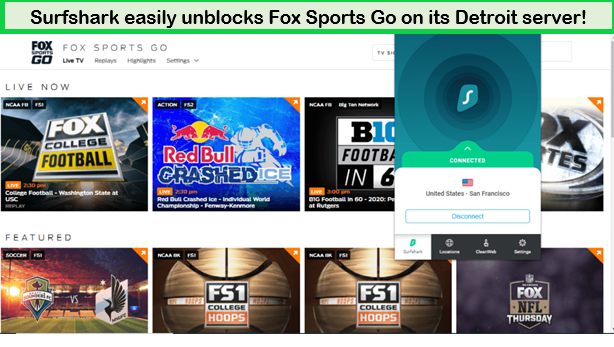unblock-fox-sports-go-with-surfshark-in-Hong Kong