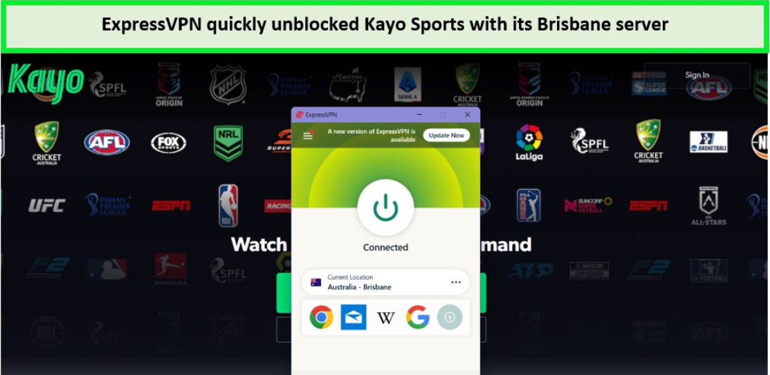 unblock-kayo-sports-with-expressvpn-in-UAE
