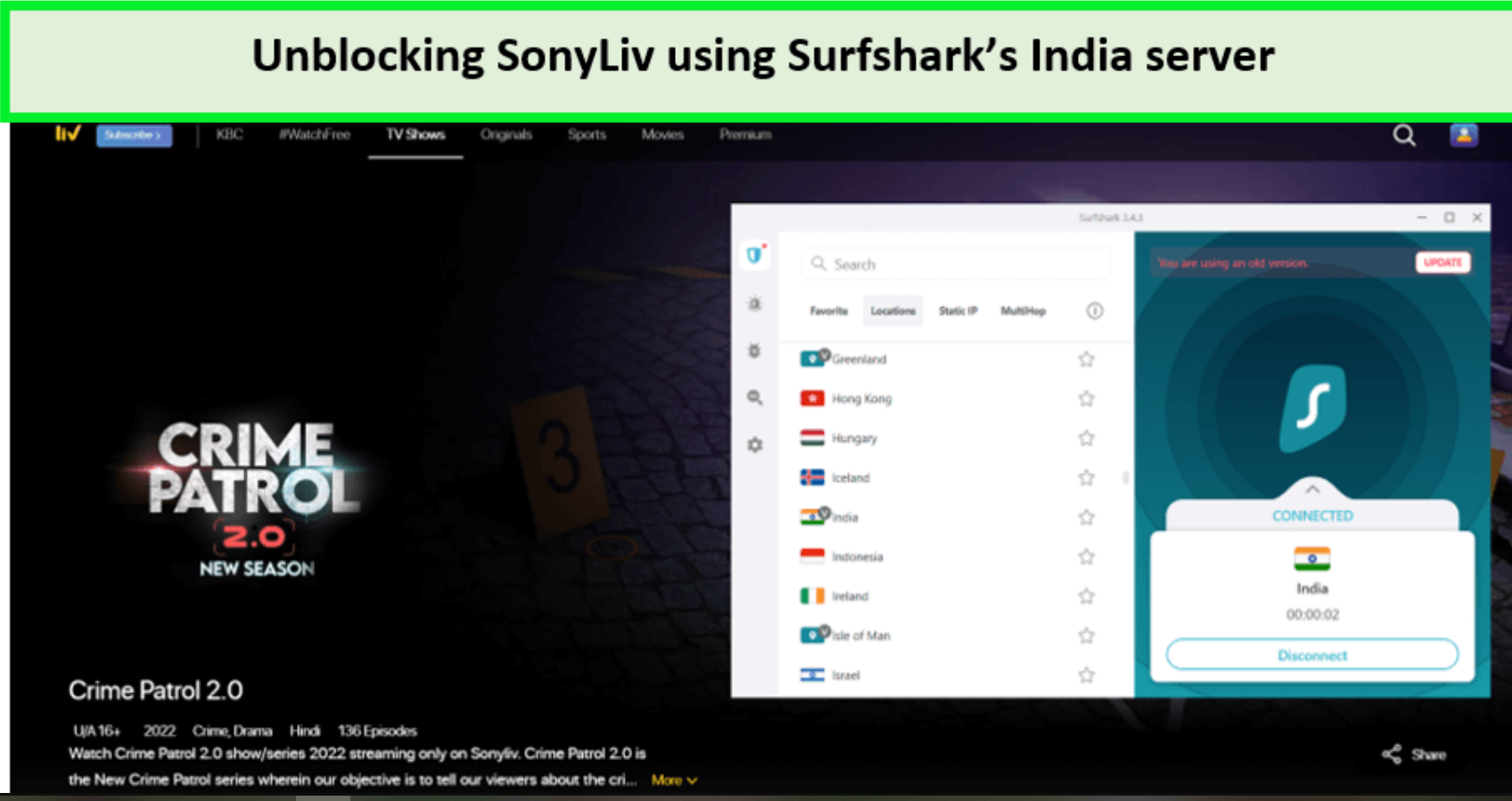 unblock-sonyliv-with-surfshark-in-South Korea