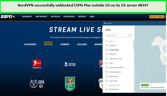  Entsperren Sie US-ESPN Plus mit NordVPN in - Deutschland 