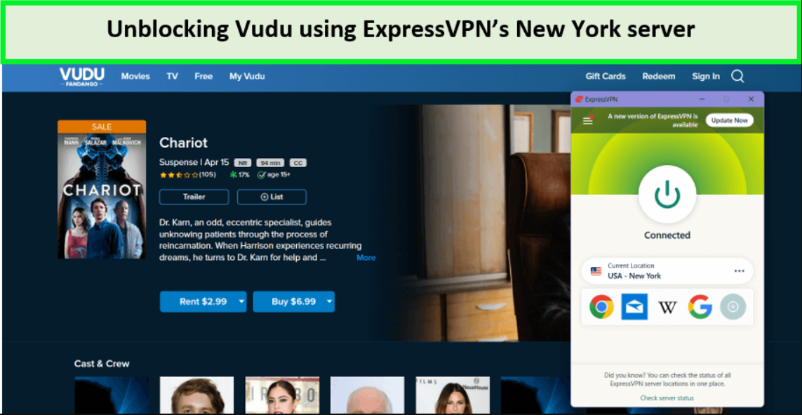 unblock-vudu-with-expressvpn-in-South Korea