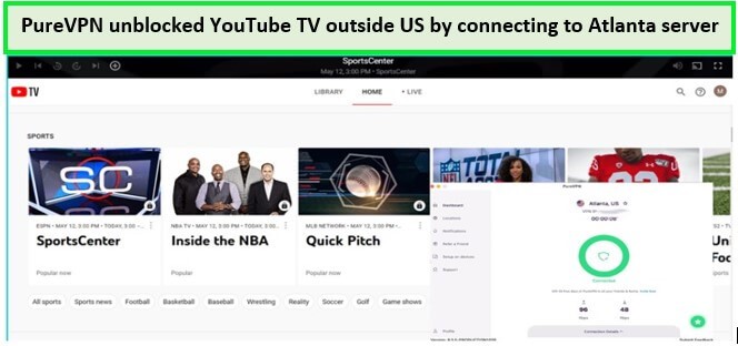 unblock-youtube-tv-with-purevpn