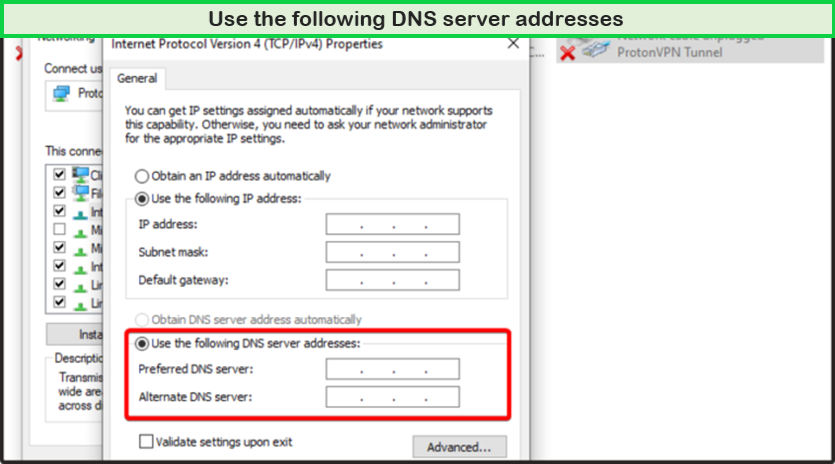 use-dns-server-address