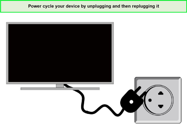 Unplugging and then plugging the device again resolves many issues.