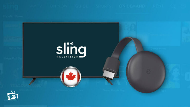 SlingTV on ChromeCast-CA