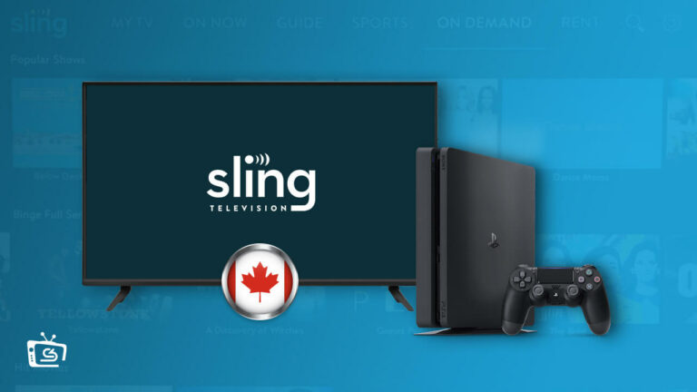 SlingTV on PS4-CA