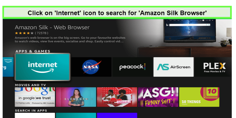 click-internet-icon-on-amazon-silk-browser-firestick-in-australia